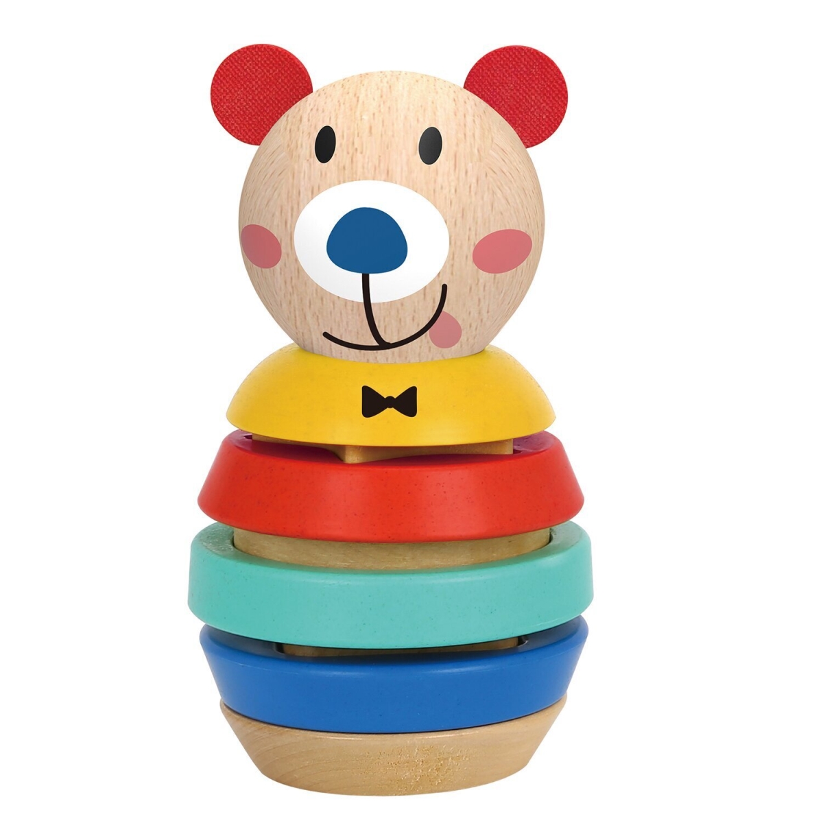 Picture of Tooky Toy 300206 9 x 9 x 15 cm Bear Shape Tower