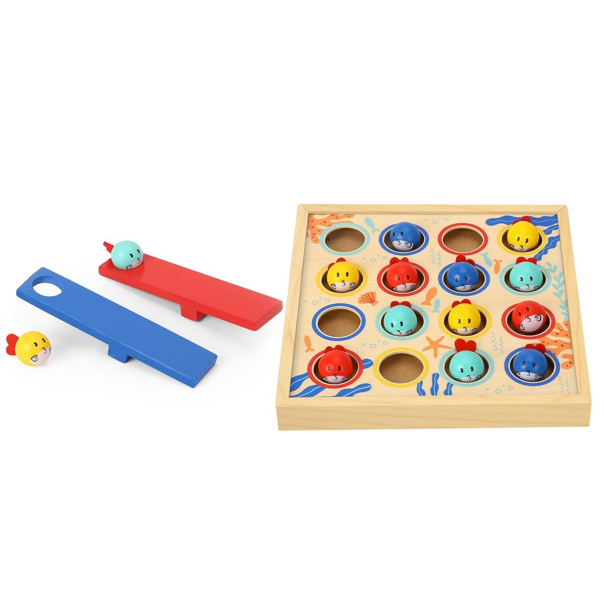 Picture of Tooky Toy 300271 22 x 22 x 3 cm Small Fish Diving Play Set