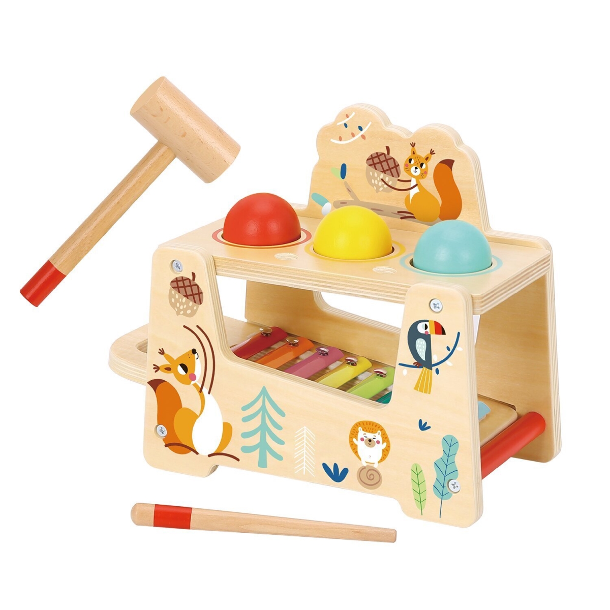Picture of Tooky Toy 300284 22 x 13 x 21 cm Pound & Tap Bench