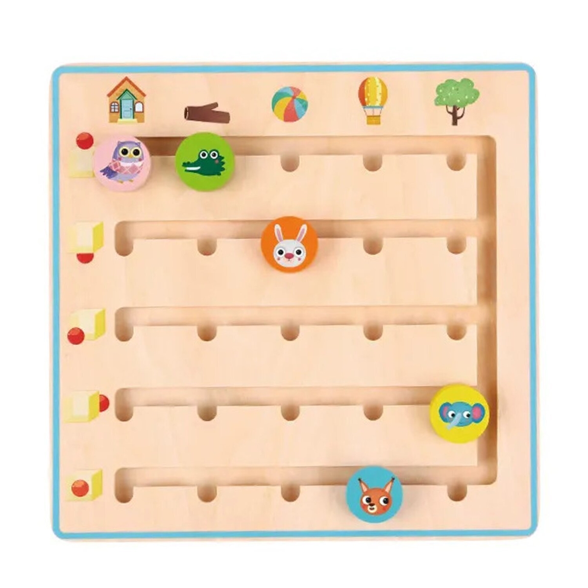 Picture of Tooky Toy 300228 22 x 22 x 5 cm Where the Animals Go Toy