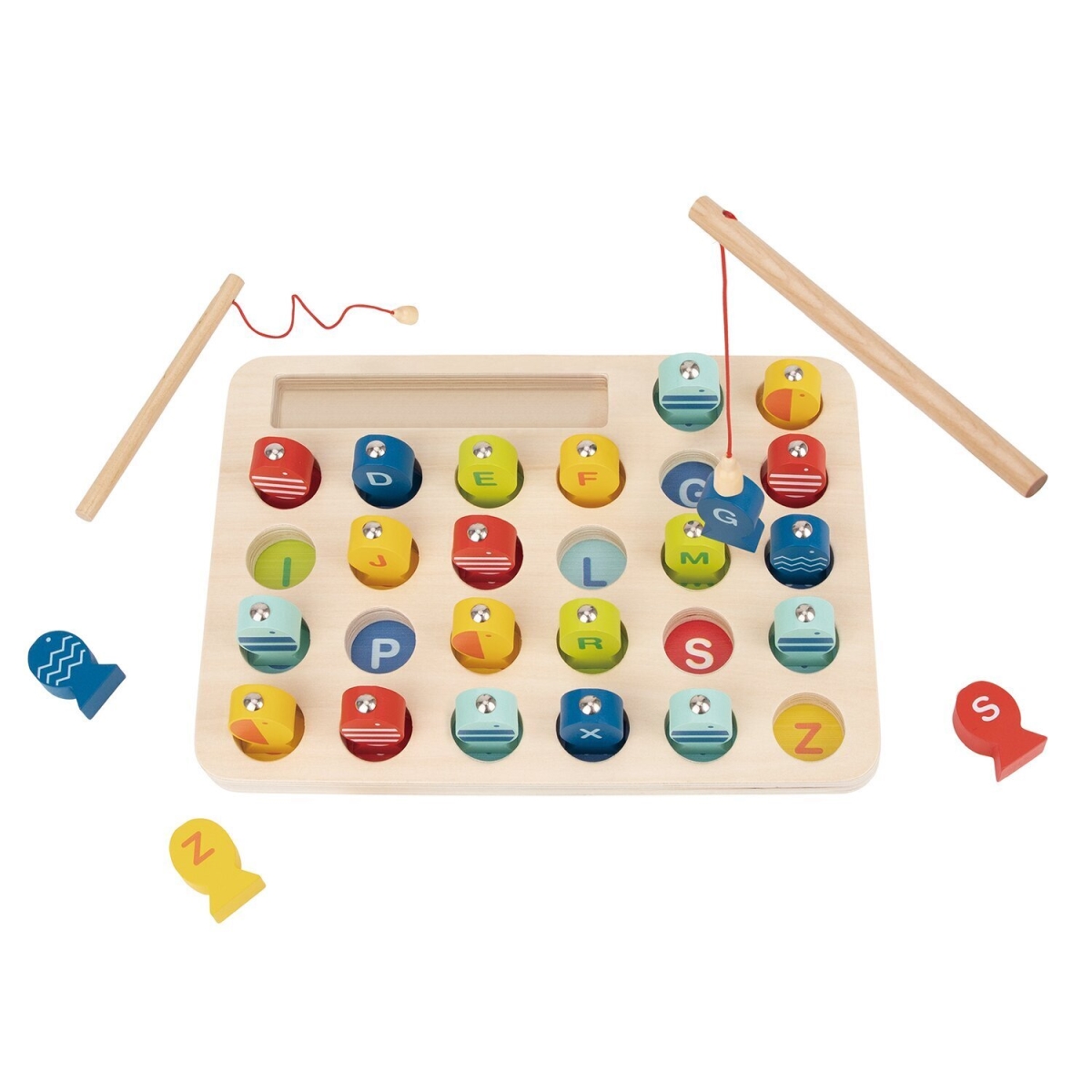 Picture of Tooky Toy 300272 30 x 22 x 2 cm Magnetic Fishing Game