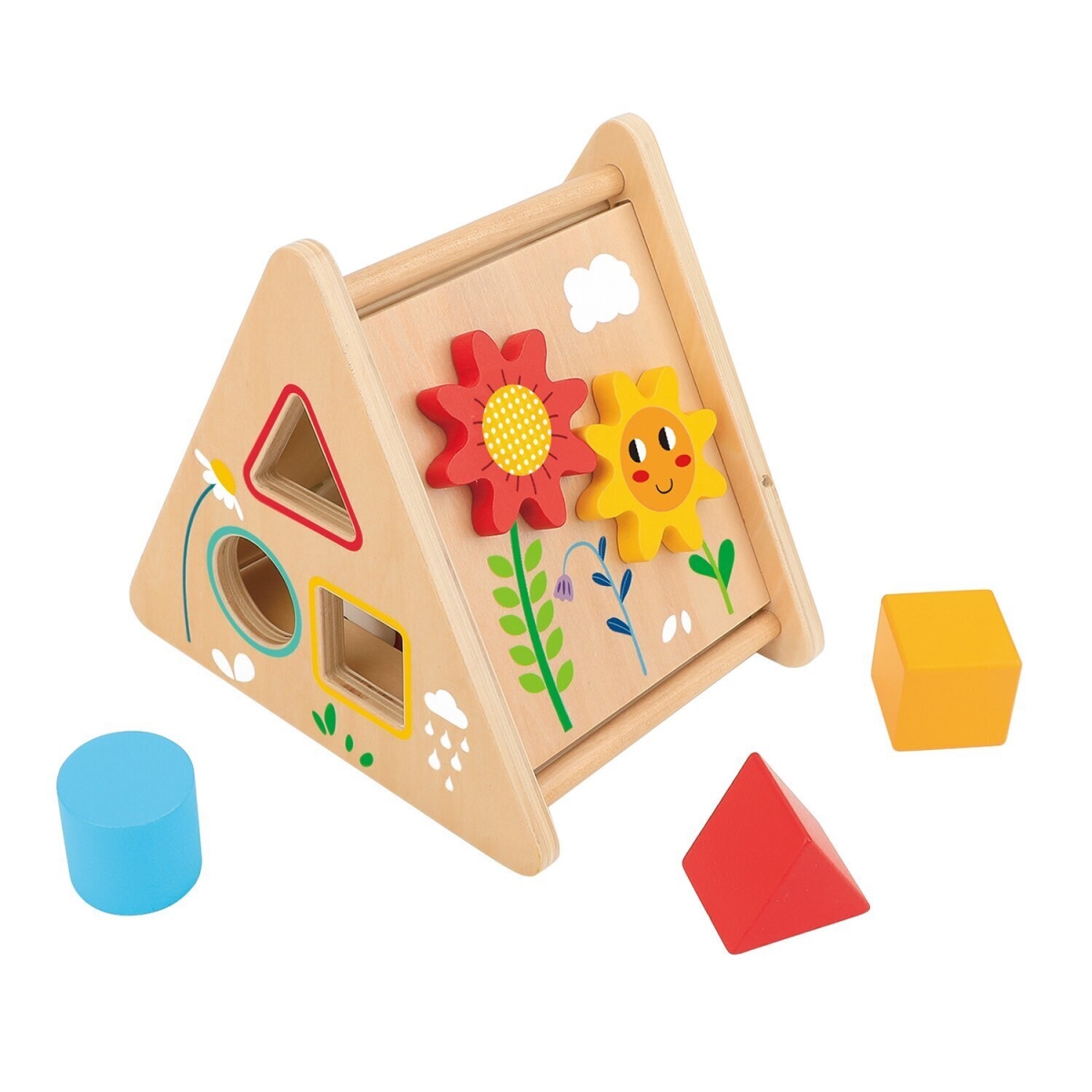 Picture of Tooky Toy 300213 19 x 14 x 16 cm Activity Triangle