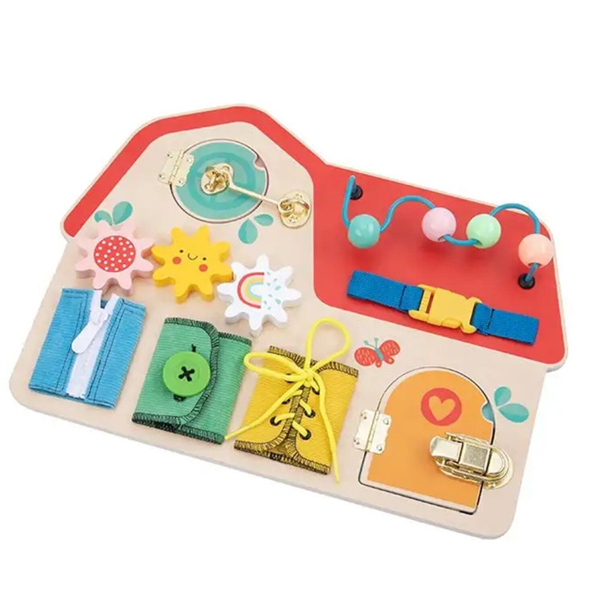300200 40 x 30 x 7 cm Busy Board -  Tooky Toy