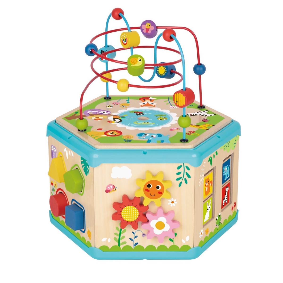 Picture of Tooky Toy 300329 31 x 28 x 35 cm 7-in-1 Activity Cube