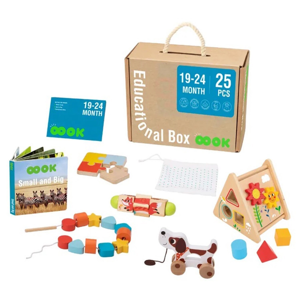 Picture of Tooky Toy 300580 32 x 27 x 18 cm 19-24 Months Educational Box