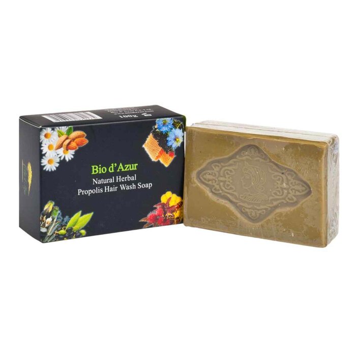Picture of Bio dAzur 303953 Natural Herbal with Propolis Hair Wash Soap