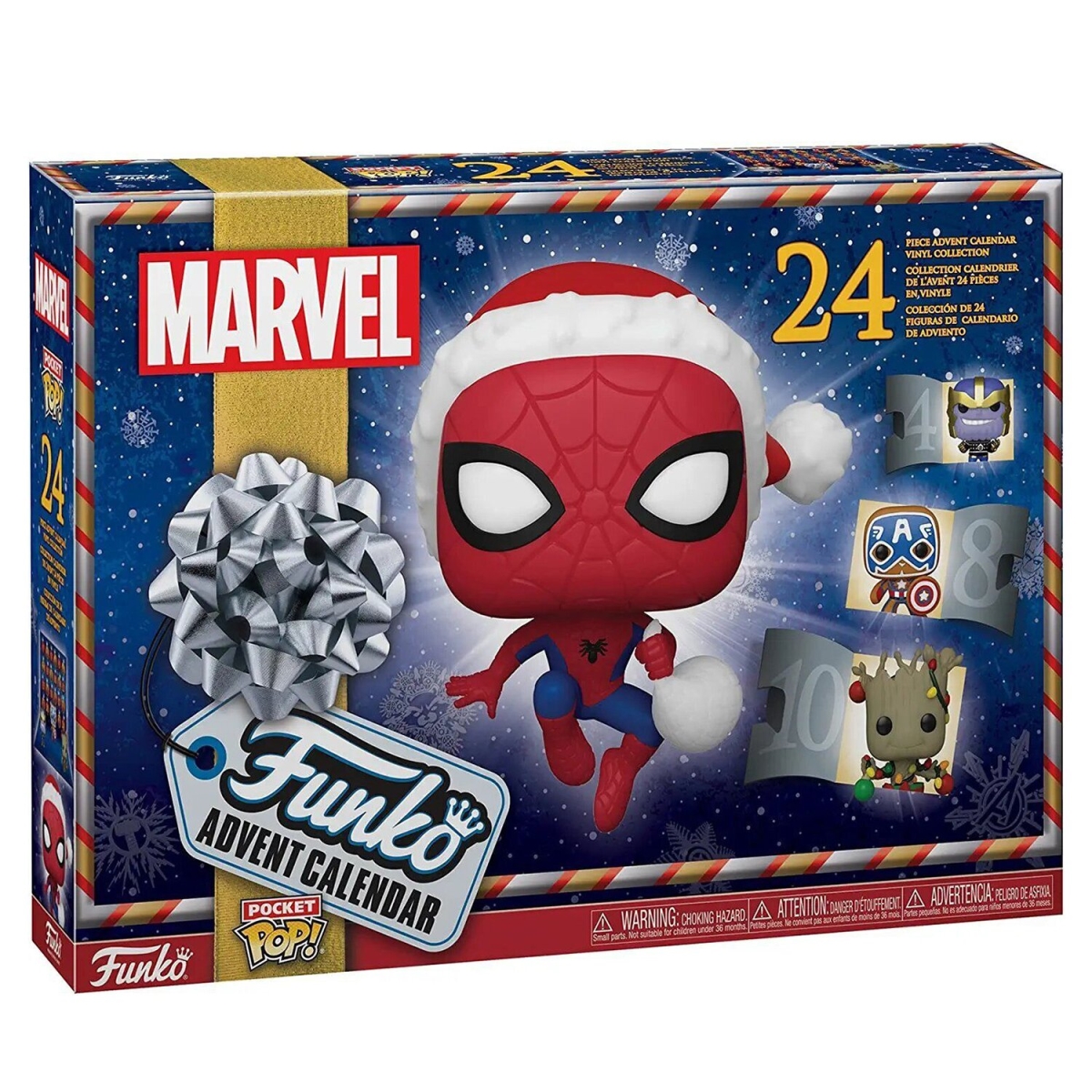 Picture of Funko 304439 27 x 38 x 7 cm Advent Calendar Marvel Holiday Toy Figures