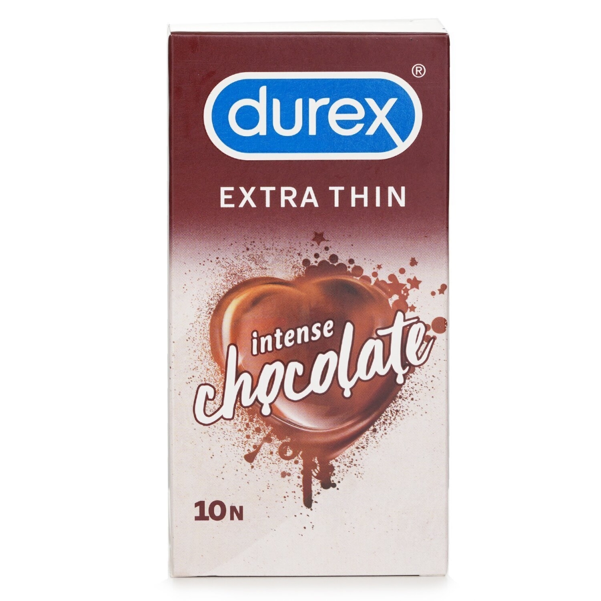 Picture of Durex 301699 10 Piece Chocolate Intense Extra Thin Condoms