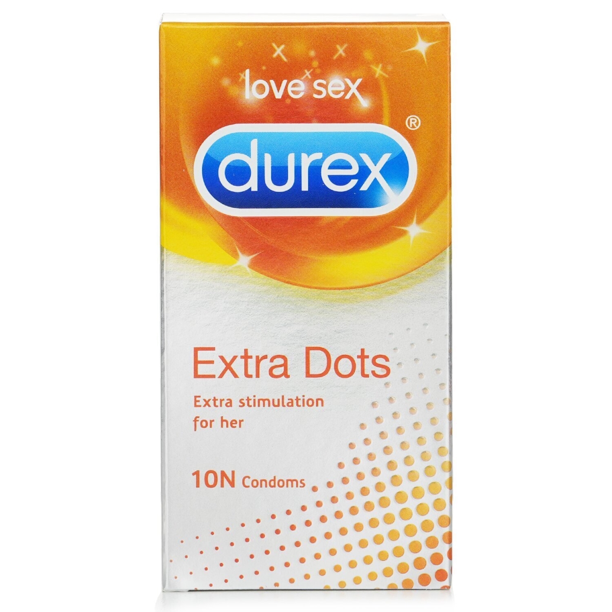 Picture of Durex 301700 10 Piece Extra Dots Condoms