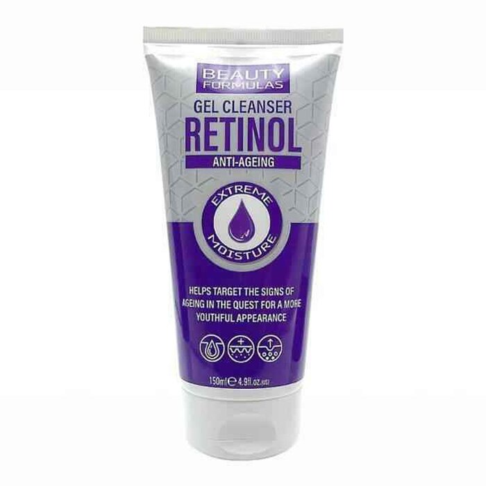 Picture of Beauty Formulas 301000 150 ml Retinol Anti-Ageing Gel Cleanser
