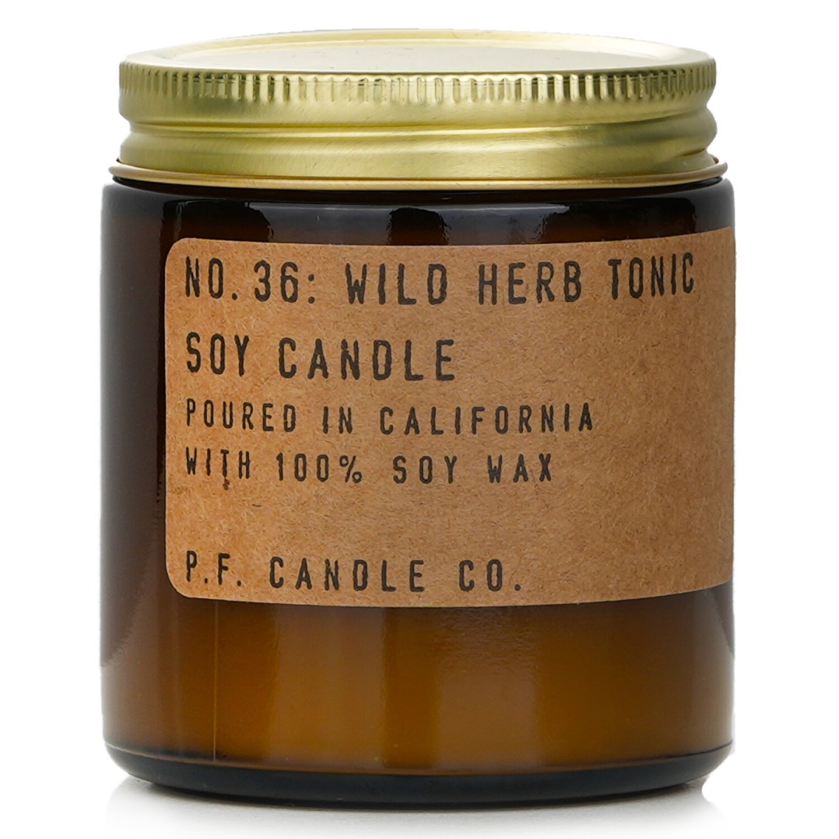 302771 3.5 oz Soy Candle, Wild Herb Tonic -  P.F. Candle