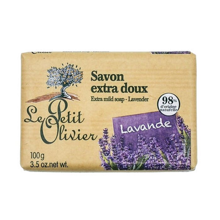 Picture of Le Petit Olivier 305943 100 g Lavender Extra Mild Soap