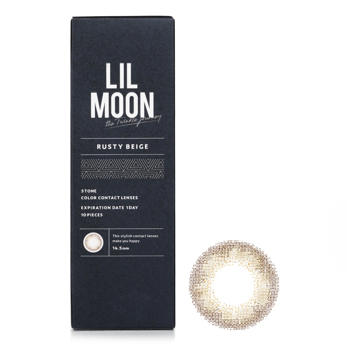 Picture of Pia 296598 Lilmoon Rusty Beige 1 Day Color Contact Lenses&#44; Size - 0.00 - 10 Piece