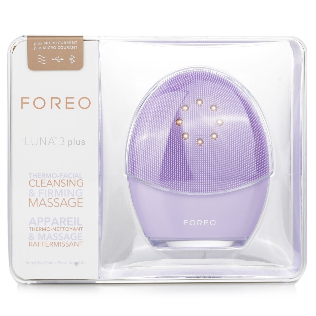 309414 Luna 3 Plus Thermo Facial Cleansing & Firming Massager for Sensitive Skin -  Foreo