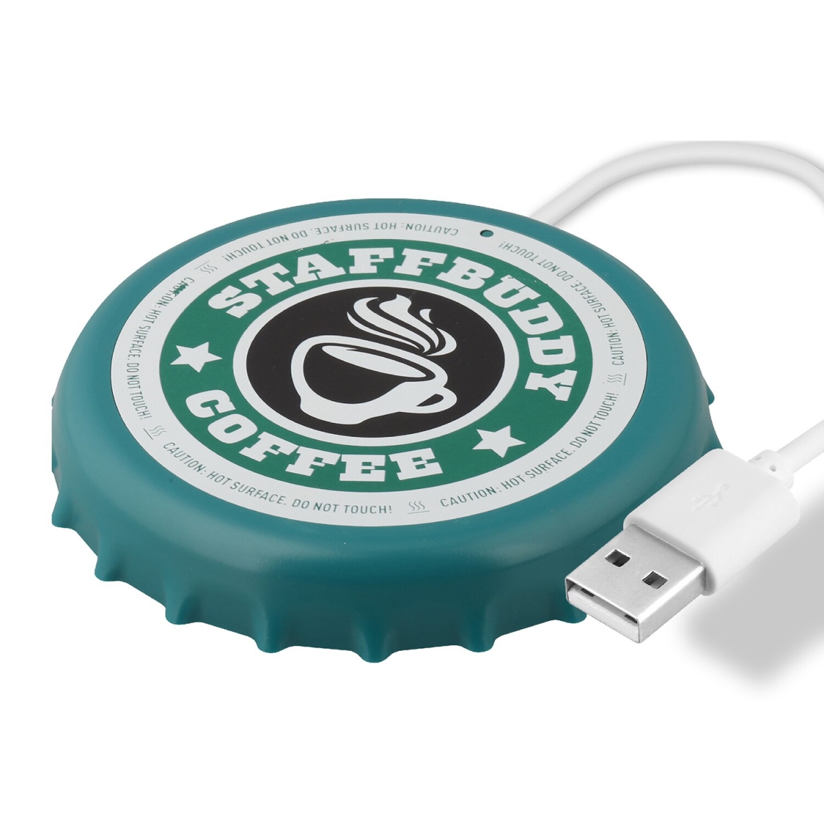 Picture of Happythings 306472 11 x 11 x 2 cm USB Mug Warmer&#44; Green