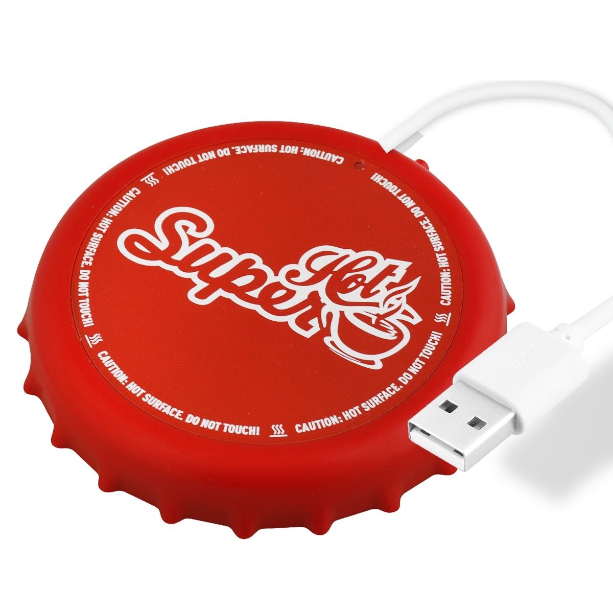Picture of Happythings 306474 11 x 11 x 2 cm USB Mug Warmer&#44; Red