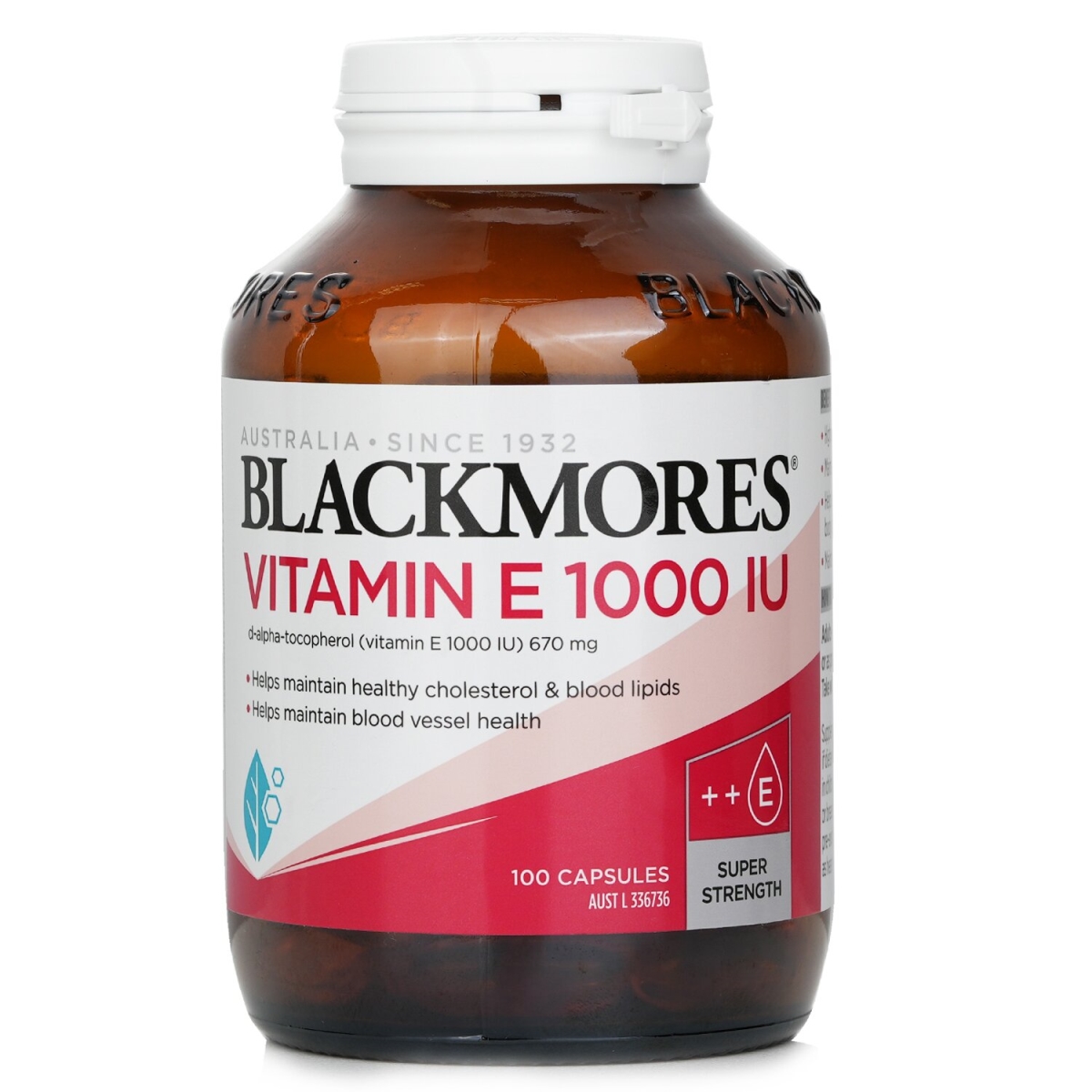 Picture of Blackmores 309223 Vitamin E 1000IU Capsule&#44; 100 Capsules