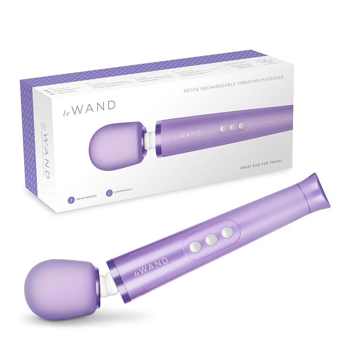 Picture of Lewand 303469 Petite Rechargeable Vibrating Massager&#44; Violet