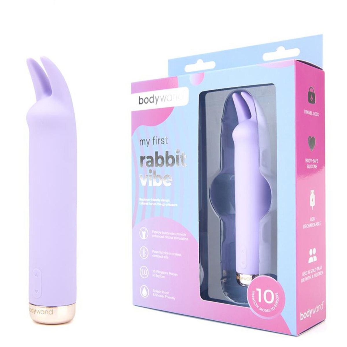 Picture of Body Wand 303536 My First Rabbit Vibrator