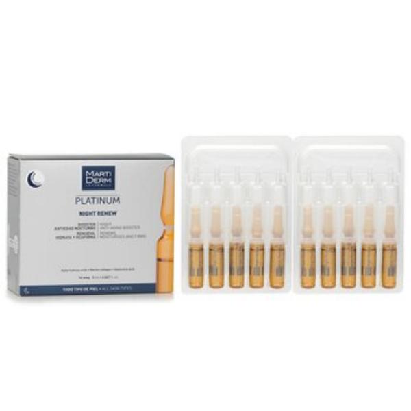 Picture of Martiderm 305117 2 ml Platinum Night Re Ampoules for All Skin