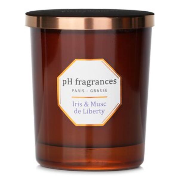 Picture of pH fragrances 325124 6.3 oz Iris & Musc De Liberty Scented Candle