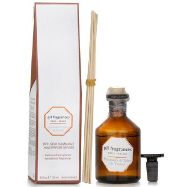 Picture of pH fragrances 325146 3.4 oz Home Perfume Diffuser&#44; Patchouli & Cedre De Tweed