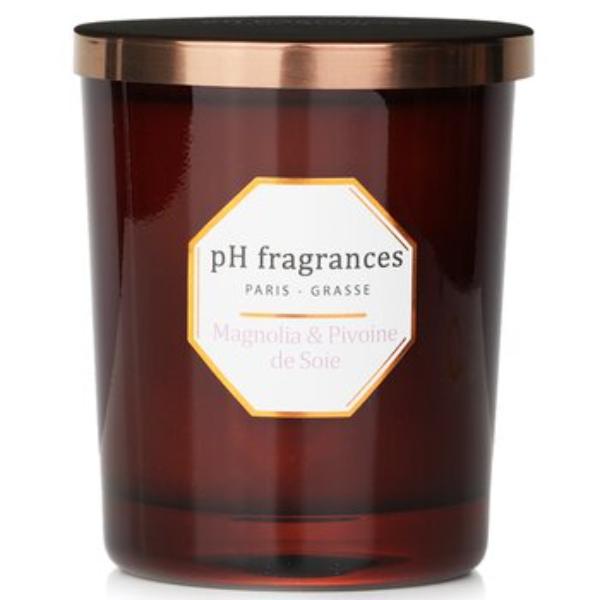 Picture of pH fragrances 325127 6.3 oz Magnolia & Pivoine De Soie Scented Candle