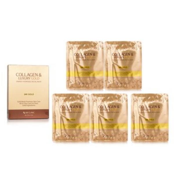 Picture of 3W Clinic 319968 Collagen & Luxury Gold Energy Hydrogel Facial Mask