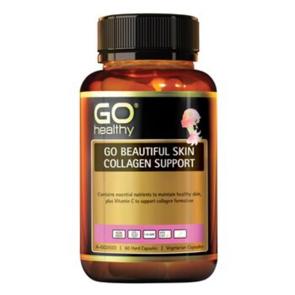 Picture of Go Healthy 311719 GO Healthy GO Beautiful Skin Collagen Support VegeCapsules - Pack of 60