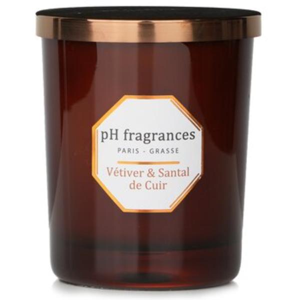 Picture of pH fragrances 325149 Scented Candle&#44; Vetiver & Santal De Cuir