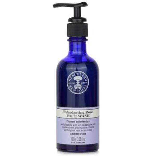 Picture of Neals Yard Remedies 322265 3.38 oz Rehydrating Rose Facial Wash