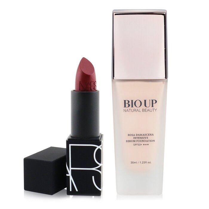 300942  Lipstick - Force Speciale Matte 3.5 g & Natural Beauty Serum Foundation SPF50 35 ml -  Nars