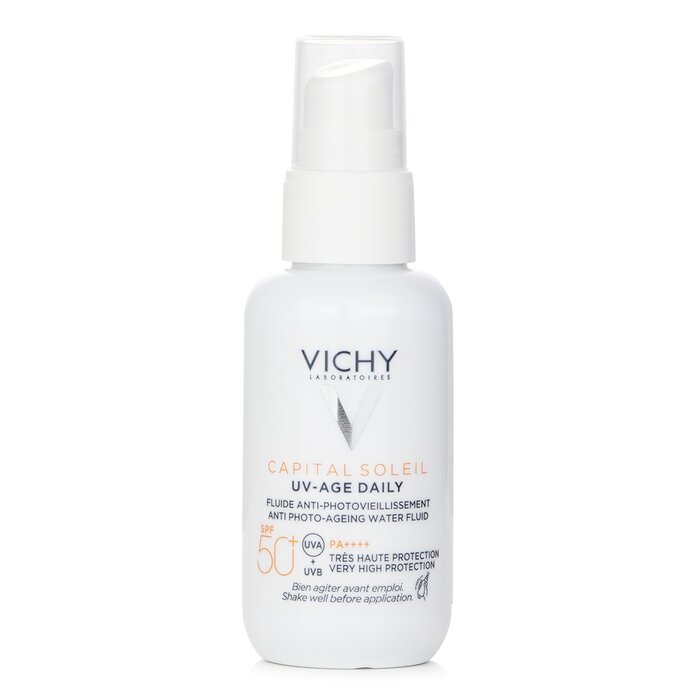 Picture of Vichy 327383 40 ml Capital Soleil UV Age Daily Anti Photo Ageing Water Fluid SPF 50 for All Skin Types