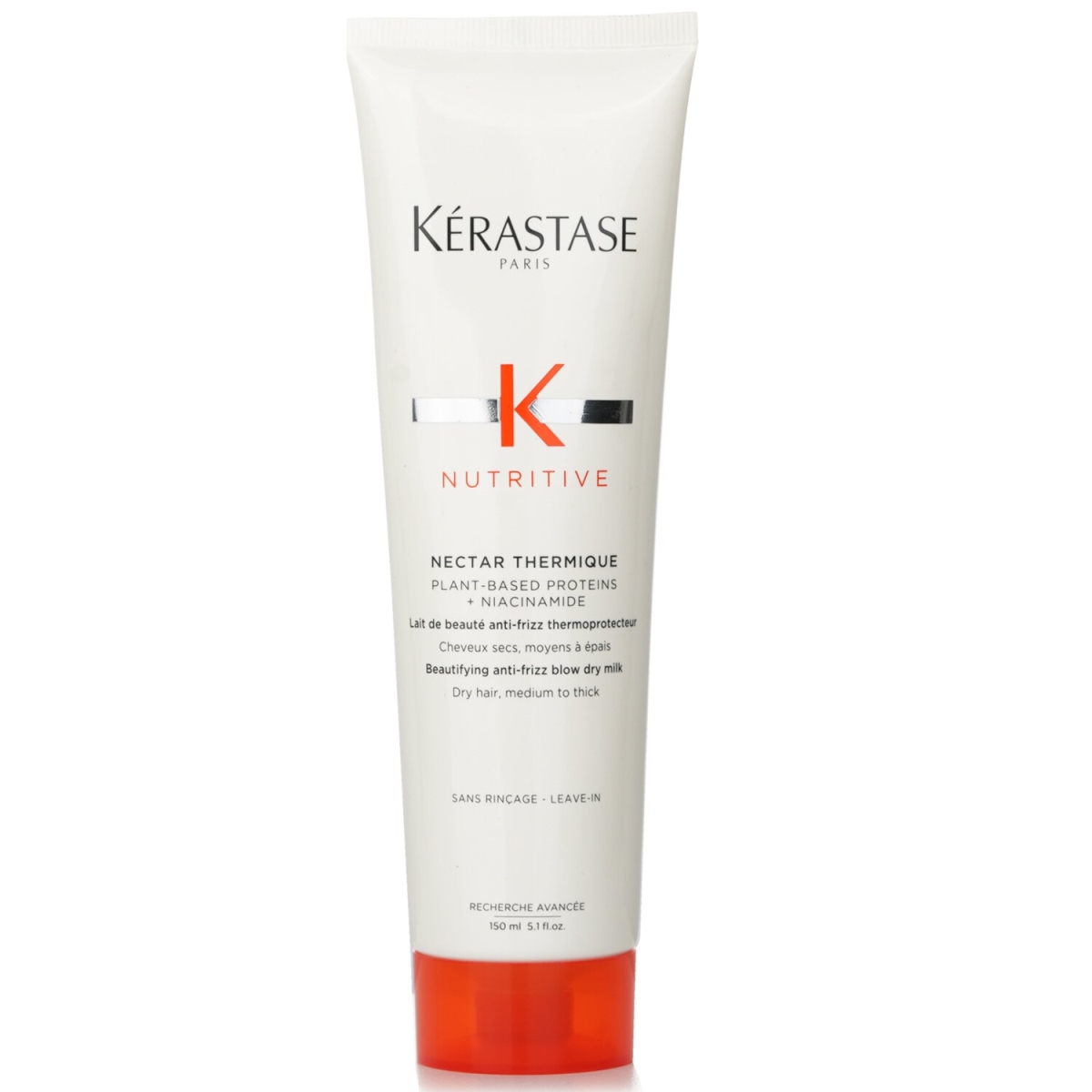 310920 150 ml Nutritive Nectar Thermique Beautifying Anti Frizz Blow Dry Milk for Dry Hair Medium to Thick