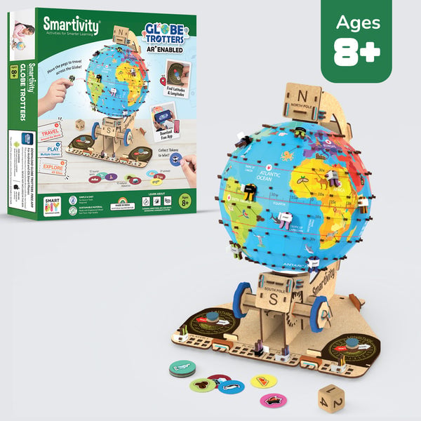 Picture of Smartivity 327054 23 x 26 x 8 cm DIY Globe Trotters