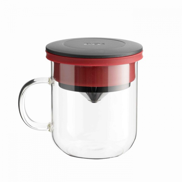 Picture of PO 329244 350 ml Duo Dripper Mug 2.0 - Red
