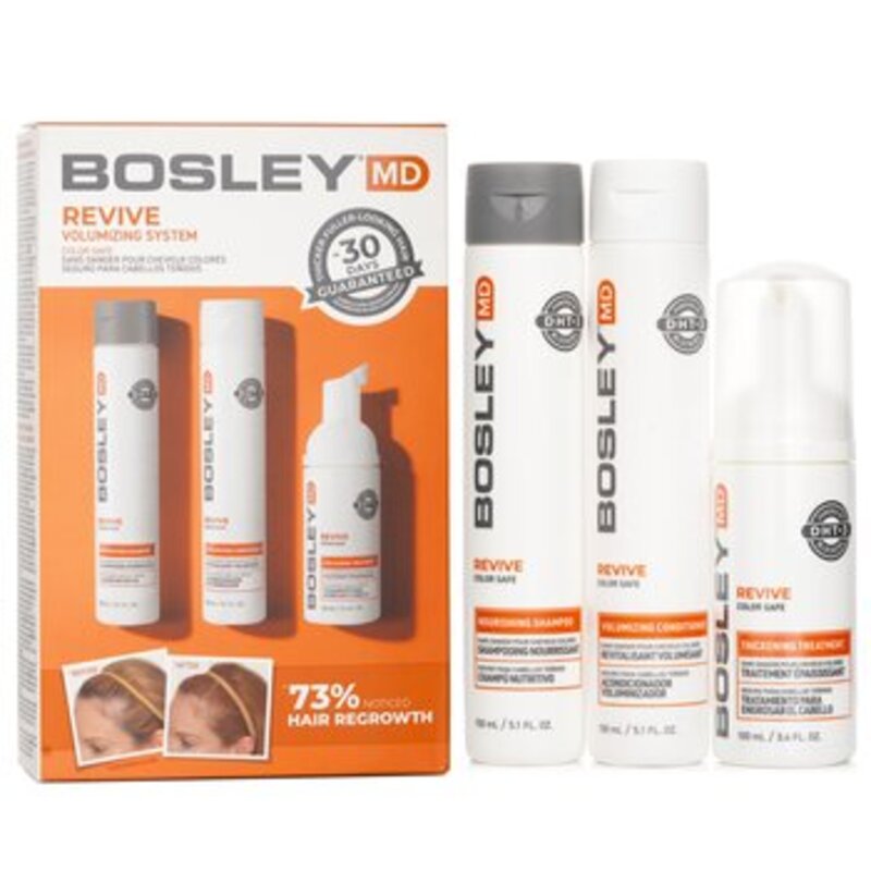 Picture of Bosley 347250 MD BosRevive Volumizing Color Safe Hair Starter Kit - 3 Piece