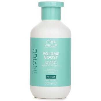 Picture of Wella 351319 10.14 oz Invigo Volume Boost Shampoo with Cotton Extract Fine Hair