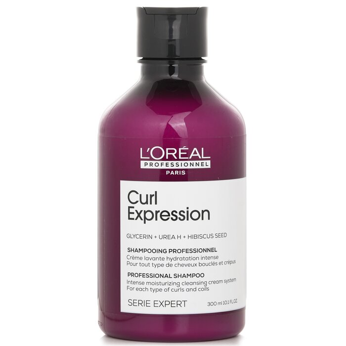 351255 300 ml Serie Expert Curl Expression Glycerin Plus Urea H Plus Hibiscus Seed Professional Shampoo