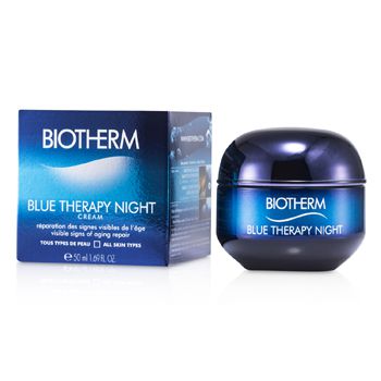 Picture of Biotherm 166515 50 ml Blue Therapy Night Cream for All Skin Types