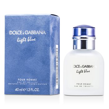 129405 1.3 oz Mens Homme Light Blue Eau De Toilette Spray -  Dolce & Gabbana