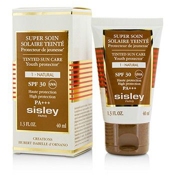 203722 1.3 oz Super Soin Solaire Tinted Youth Protector SPF 30 UVA PA Plus - No.1 Natural -  Sisley