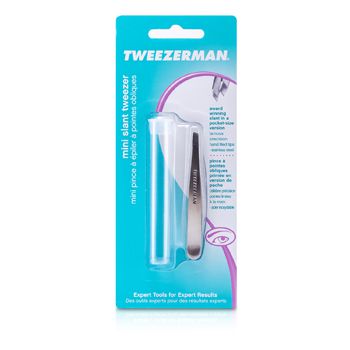 Picture of Tweezerman 72307 Mini Slant Tweezer&#44; Classic Stainless