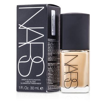 Picture of NARS 130882 1 oz Sheer Glow Foundation, Deauville Light 4 - Light with Neutral Balance of Pink & Yellow Undertone