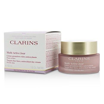 Picture of Clarins 206174 1.6 oz Multi-Active Day Targets Fine Lines Antioxidant Day Cream for Dry Skin