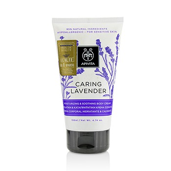 Picture of Apivita 213917 4.74 oz Caring Lavender Moisturizing & Soothing Body Cream