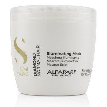 Picture of AlfaParf 222721 500 ml & 17.4 oz Semi Di Lino Diamond Illuminating Mask for Normal Hair