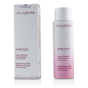Picture of Clarins 224220 6.7 oz White Plus Pure Translucency Brightening Milk Treatment Lotion