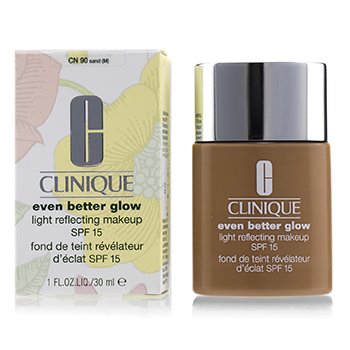 230986 1 oz Even Better Glow Light Reflecting Makeup SPF 15 - CN 90 Sand -  Clinique