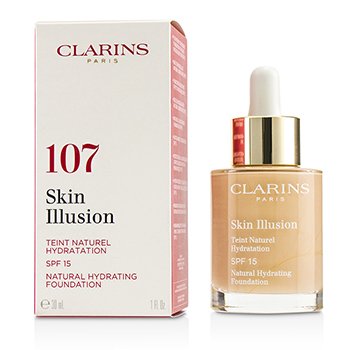 Picture of Clarins 231630 1 oz Skin Illusion Natural Hydrating Foundation SPF 15 - No.107 Beige